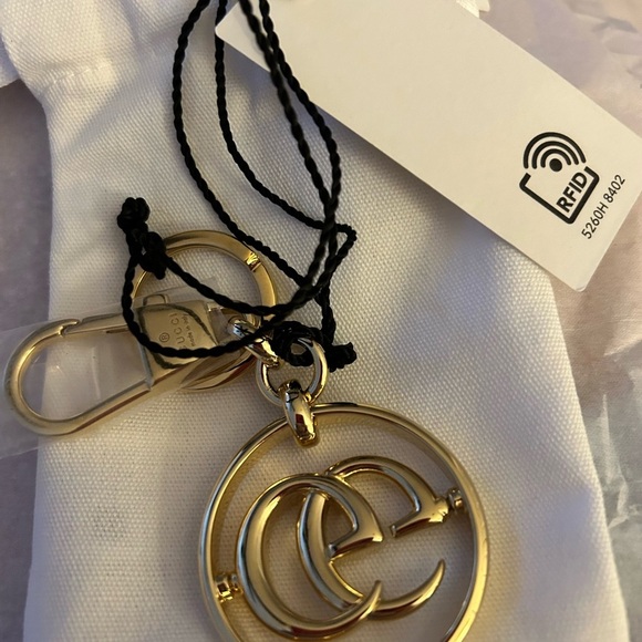 Gucci Double G Bag Charm/Key Ring - Picture 9 of 9